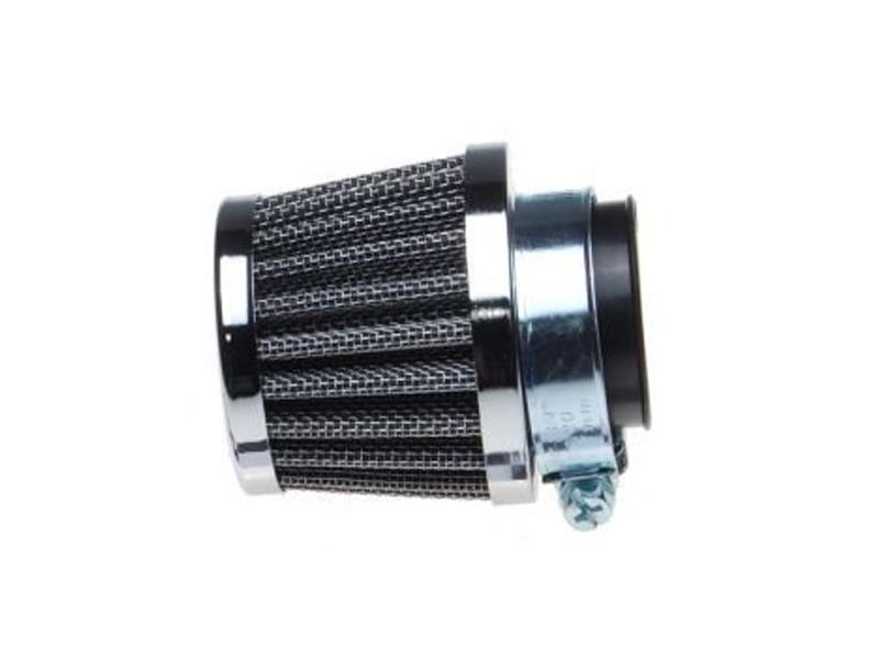 Zračni filter športni WM z ravnim priključkom premera 35mm kromiran