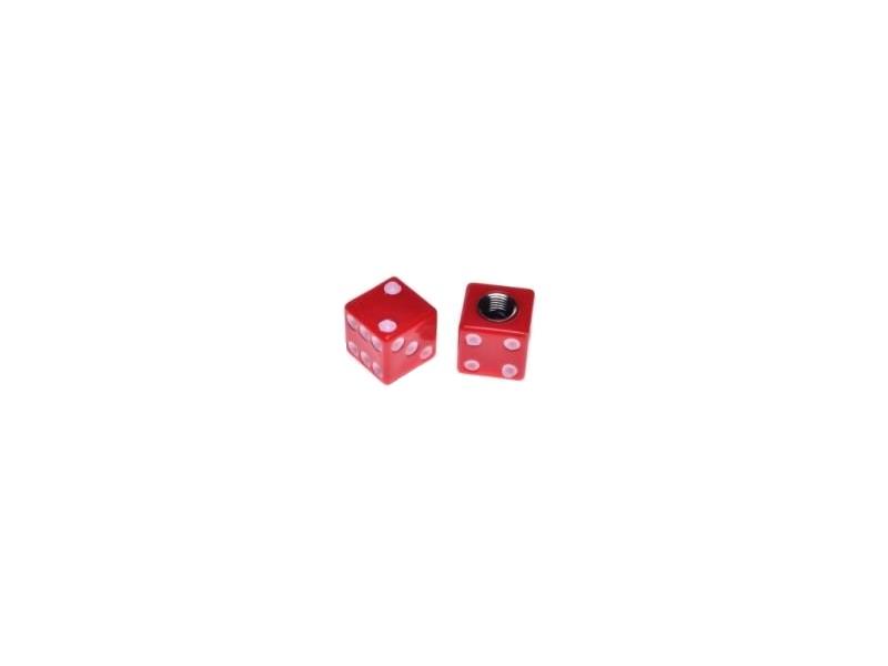 Kapica (pokrov) ventilčka WM kocka rdeča (set, par)