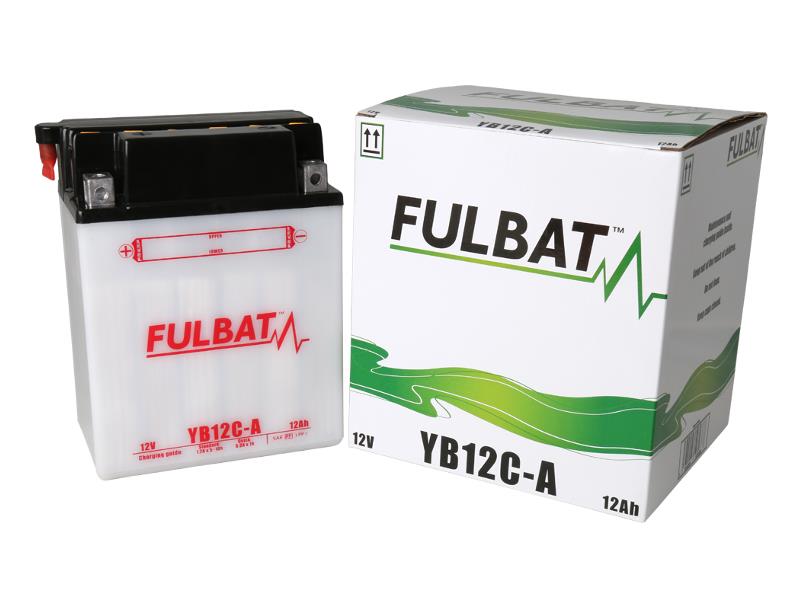 Akumulator FULBAT YB12C-A s priloženo kislino