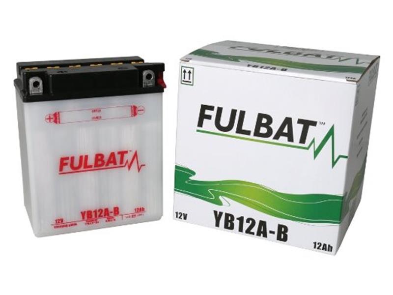 Akumulator FULBAT YB12A-B s priloženo kislino