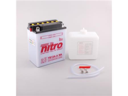 Akumulator NITRO YB12A-A WA s priloženo kislino