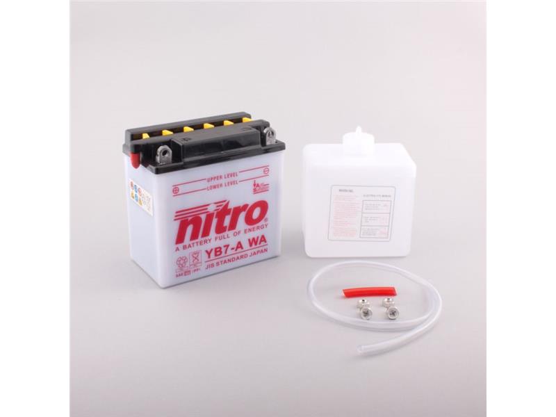 Akumulator NITRO YB7-A s priloženo kislino