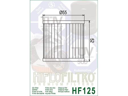 Oljni filter HIFLO HF 125