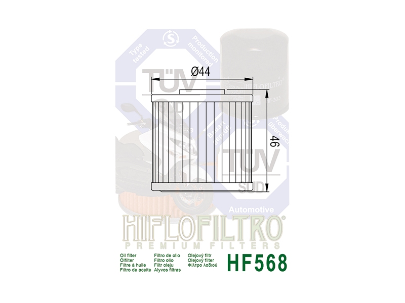 Oljni filter HIFLO HF 568