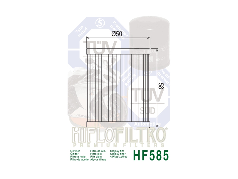 Oljni filter HIFLO HF 585