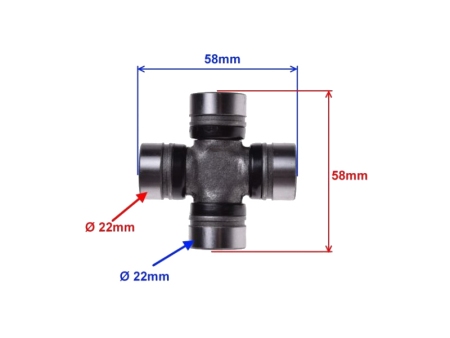 Kardanski križni zglob (zgib) WM ATV 4x22